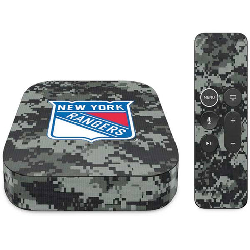 NHL New York Rangers Camo Apple TV Skin